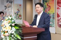安徽凤阳“凤画”非遗艺术上海特展隆重开幕，吴献忠会长出席并致辞